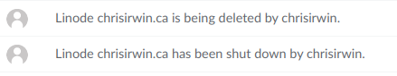 Deleting Linode