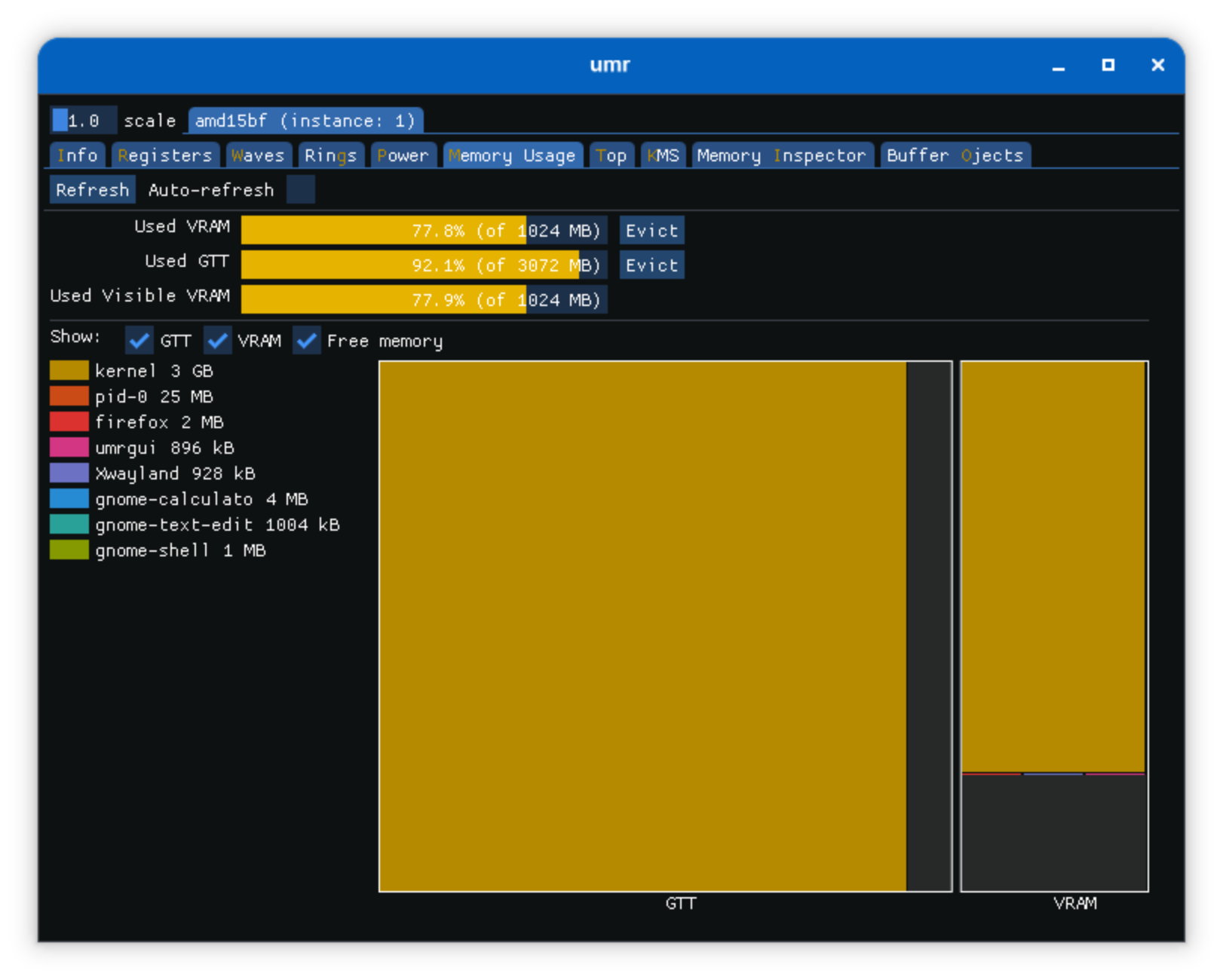 umr gui screenshot